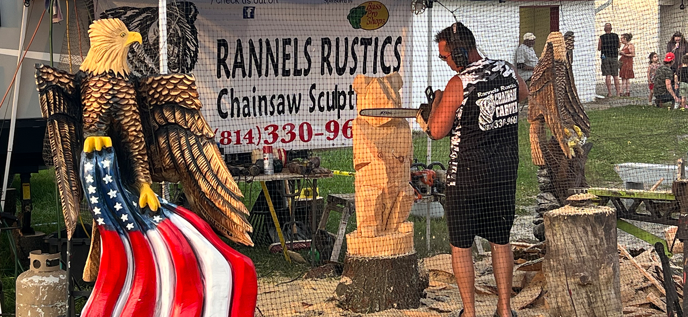Big Butler Fair Event Rannels Rustics Chainsaw Woodcarvings